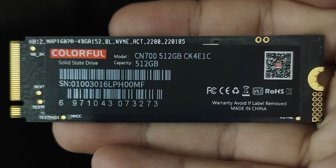 Review SSD COLORFUL CN700 512GB M.2 NVME: SSD Tipis Dengan Kecepatan Maksimal!