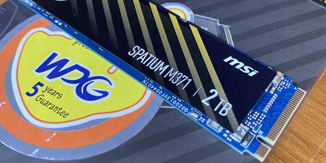 Review MSI SPATIUM M371, SSD Terkencangnya MSI dengan PCIe Gen3 NVMe M.2