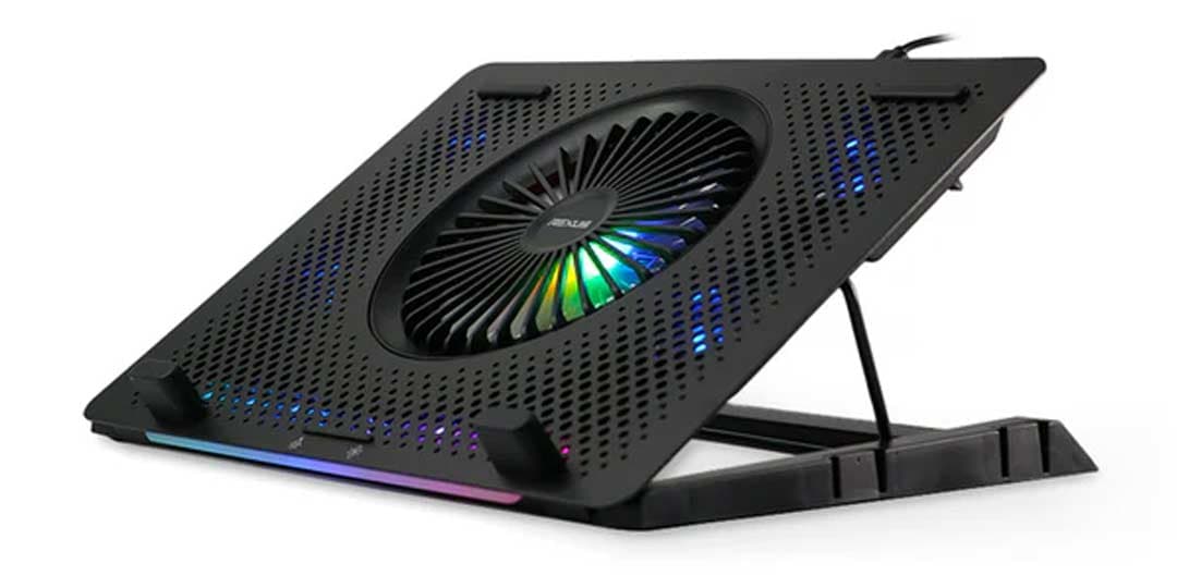 Review Rexus Cooling Pad B150, Cooling Pad yang Punya Phone Holder!