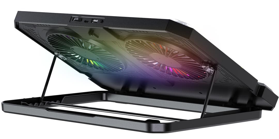 Review Fantech Notebook Cooler NC21, Si Pendingin Laptop dengan Sentuhan RGB