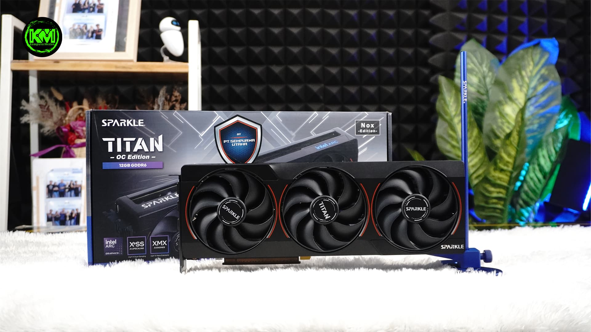 SPARKLE Intel Arc B580 TITAN Nox OC — GPU Intel Arc Kelas Menengah Tinggi dengan 12 GB VRAM & Teknologi Modern