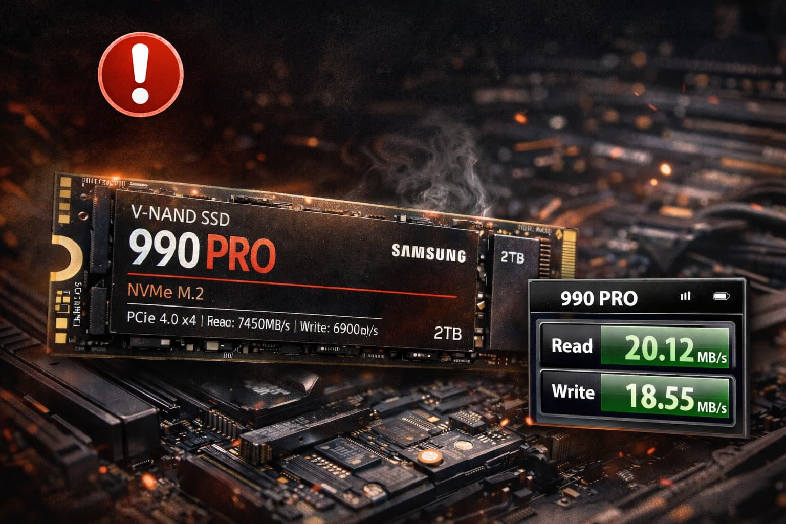 Hati-Hati! SSD “Samsung 990 PRO” Murah Ternyata Palsu — Kecepatan Hanya 20 MB/s