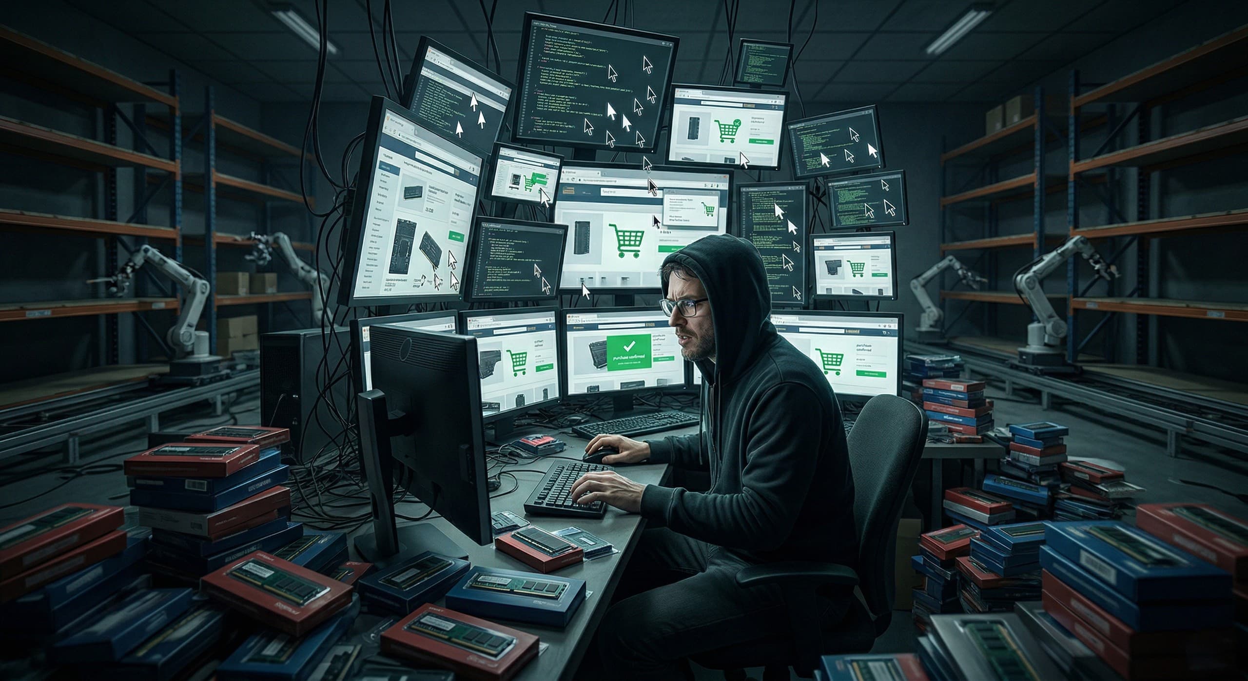 Scalper Gunakan Jutaan Bot untuk Borong Stok RAM, Harga Makin Sulit Turun