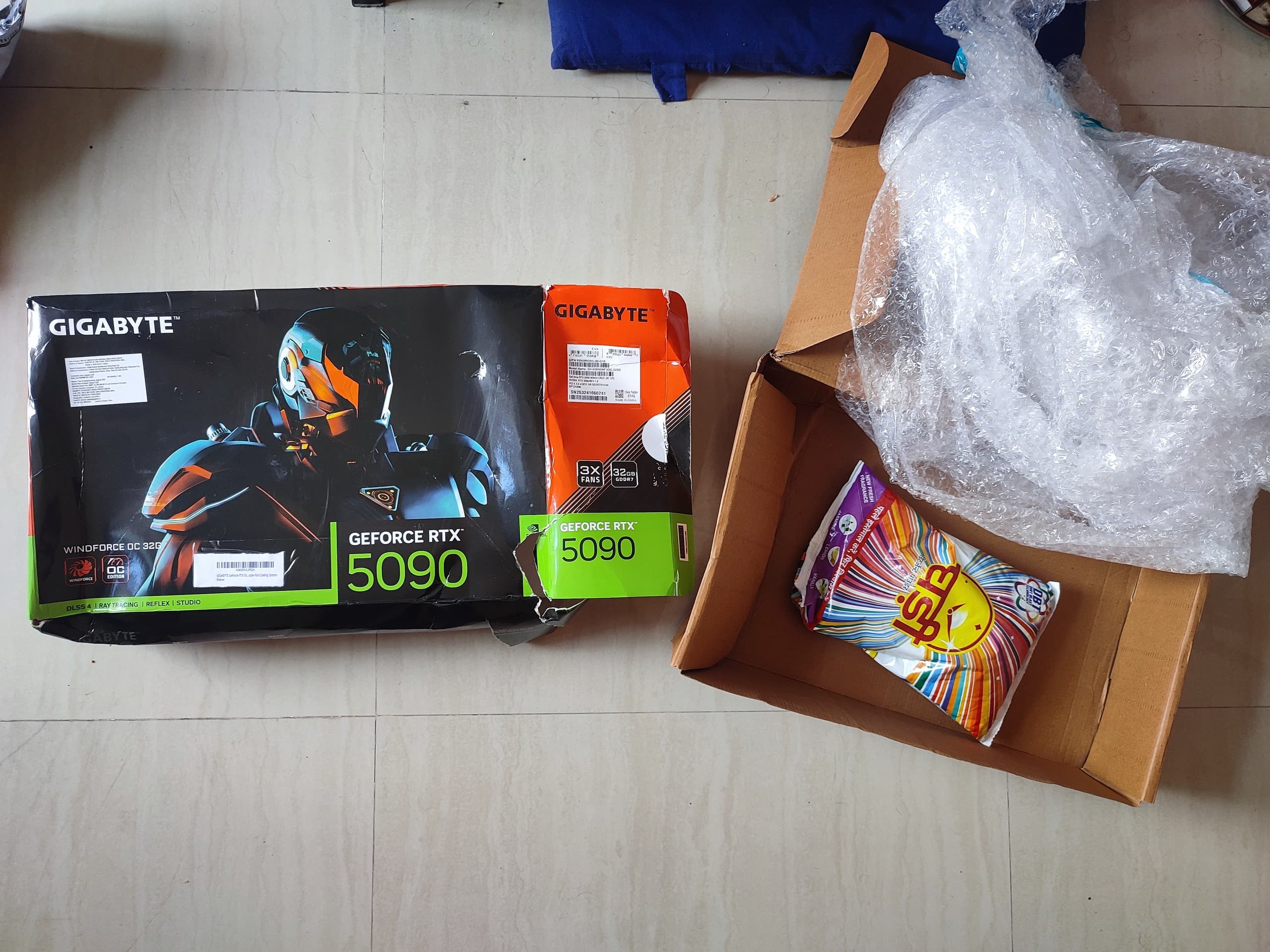 Beli VGA RTX 5090 Seharga Rp 56 Juta di Amazon, Pria Ini Malah Dapat Deterjen 1 Kg