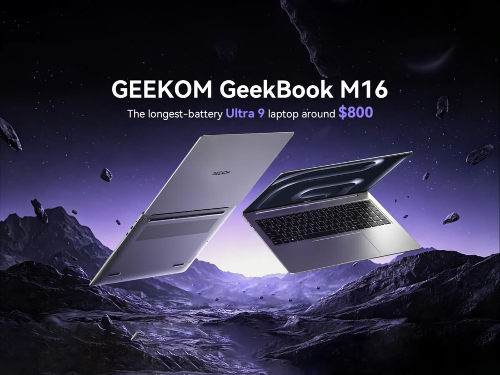 Geekom Luncurkan Laptop GeekBook M16: Pakai Core Ultra 9, Cuma Rp 12 Jutaan!