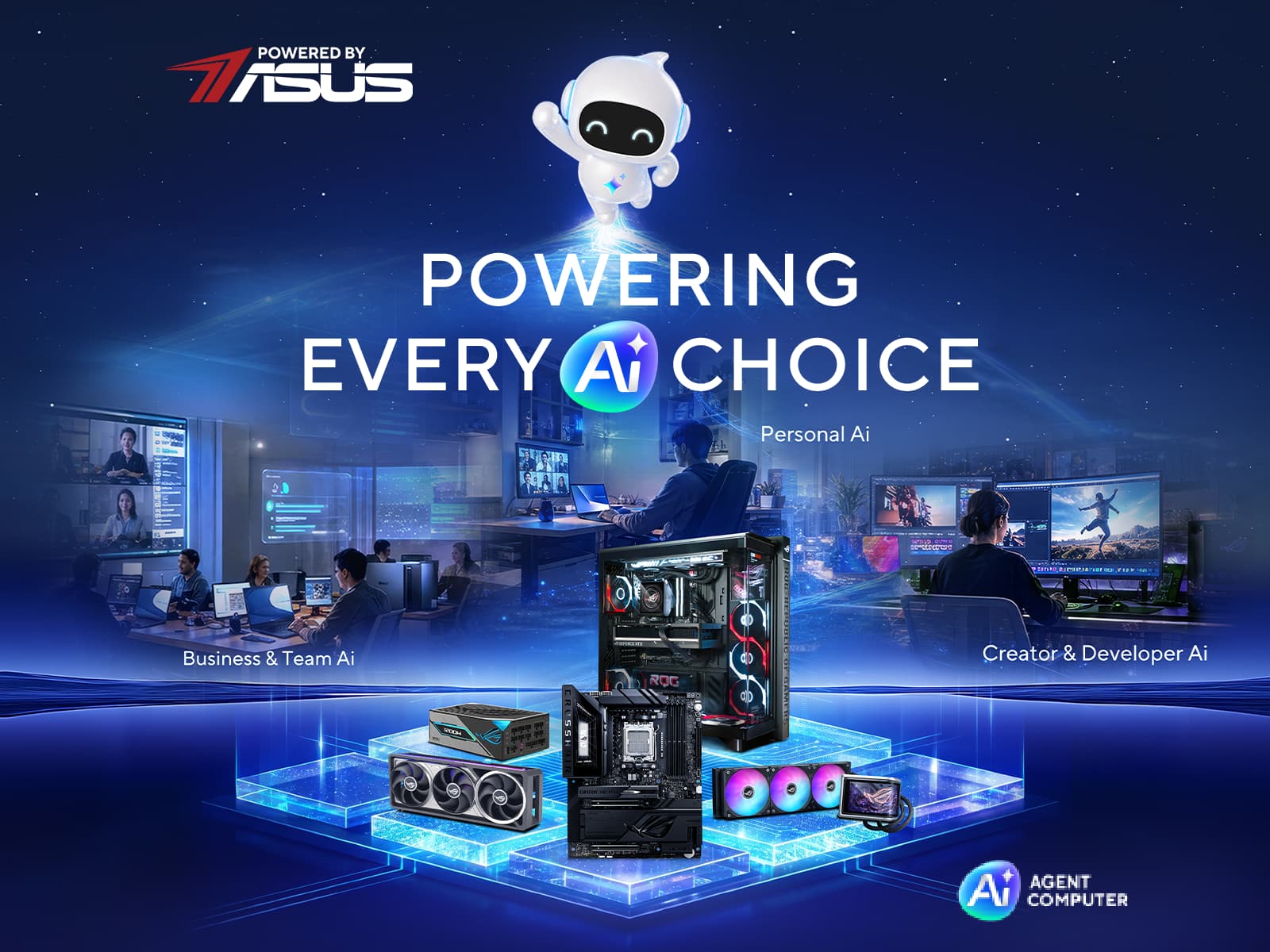 ASUS Agent Computer: PC AI Custom yang Bikin AI Bekerja Lebih Cerdas dan Lokal