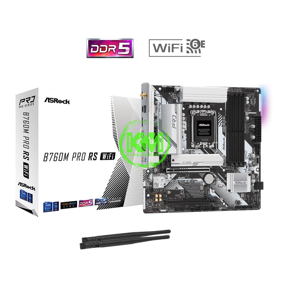 ASROCK B760M PRO RS WIFI DDR5 (INTEL) MOTHERBOARD