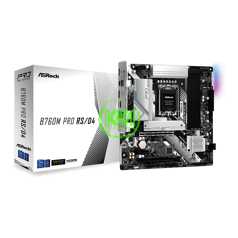 ASROCK B760M PRO RS/D4 (INTEL) MOTHERBOARD