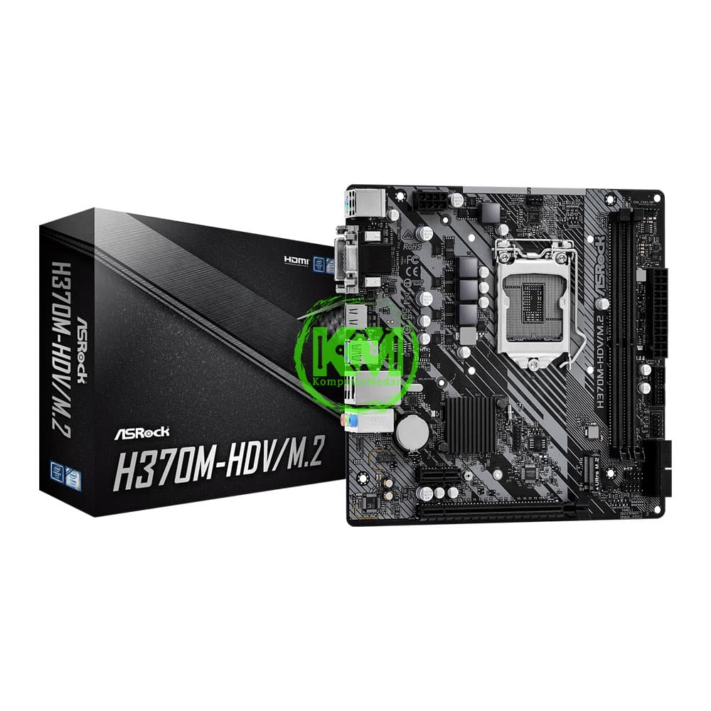 ASROCK H370M-HDV/M.2 (INTEL) MOTHERBOARD - Image 1