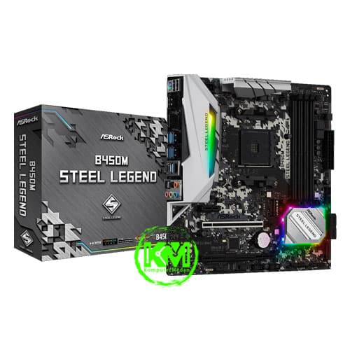 ASROCK B450M STEEL LEGEND (AMD) MOTHERBOARD