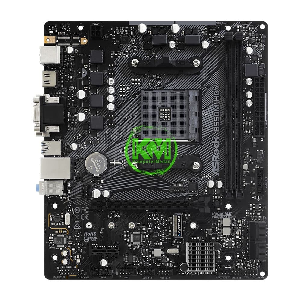 ASROCK B550M HDV DDR4 (AMD) MOTHERBOARD - Image 2