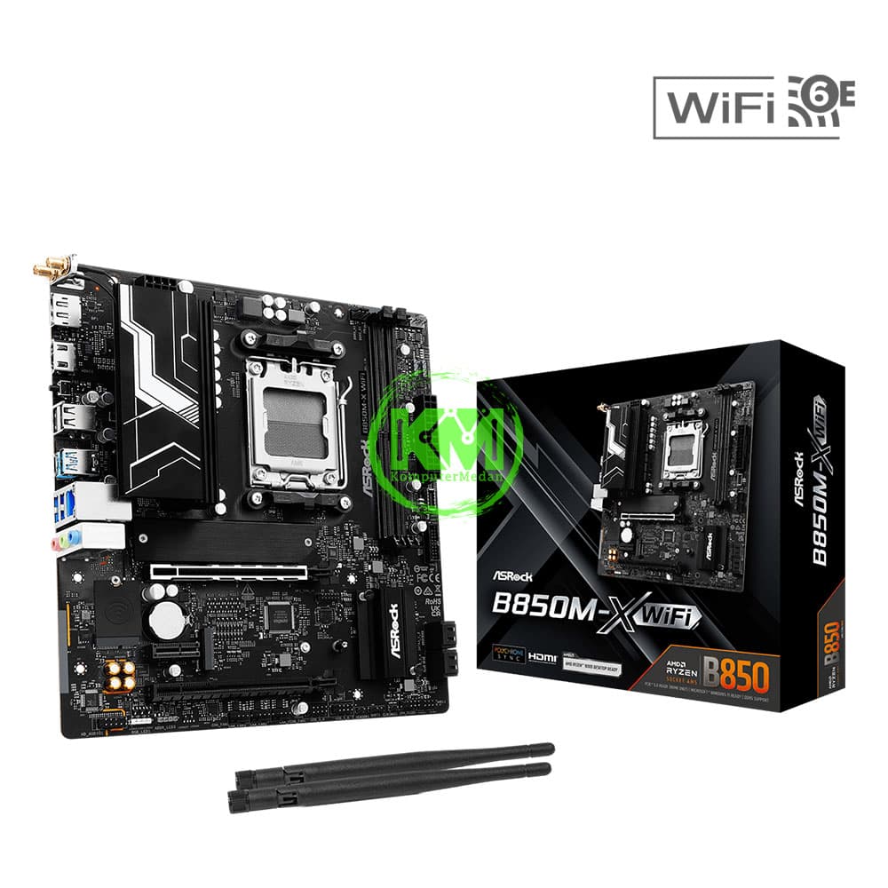 ASROCK B850M-X WIFI DDR5 (AMD) MOTHERBOARD - Image 1