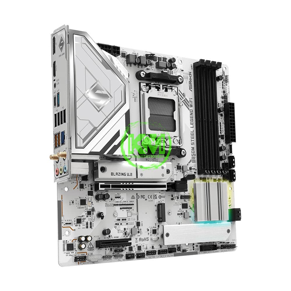 ASROCK B850M STEEL LEGEND WIFI DDR5 (AMD) MOTHERBOARD - Image 3