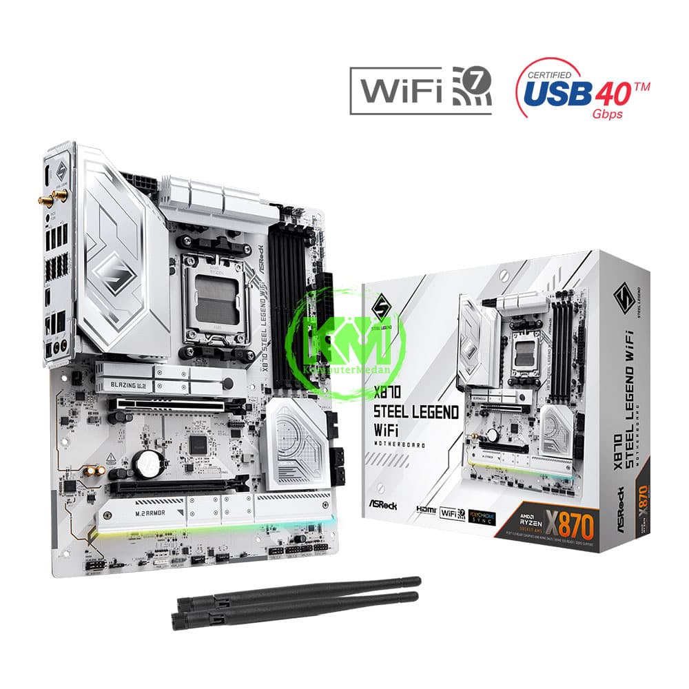 ASROCK X870 STEEL LEGEND WIFI (AMD) MOTHERBOARD