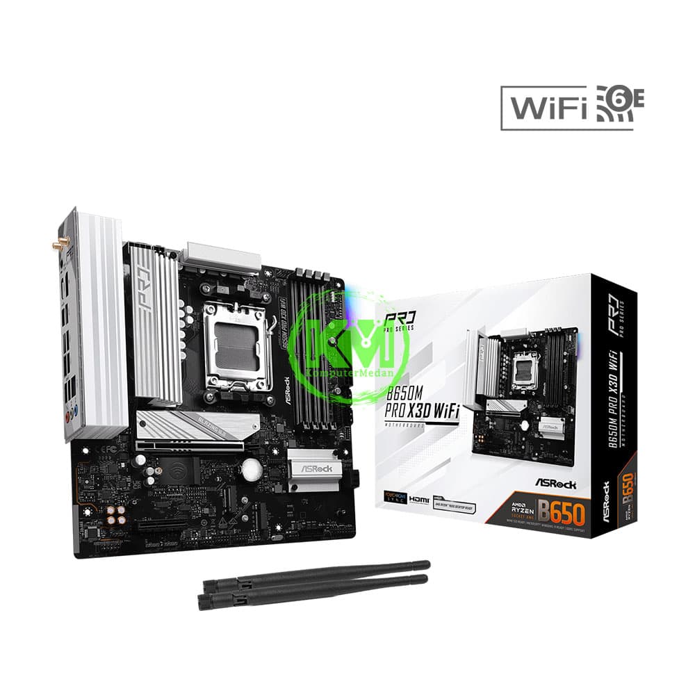 ASROCK B650M PRO X3D WIFI DDR5 (AMD) MOTHERBOARD