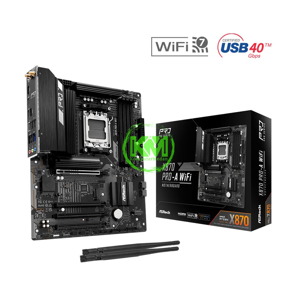ASROCK X870 PRO-A WIFI DDR5 (AMD) MOTHERBOARD - Image 1