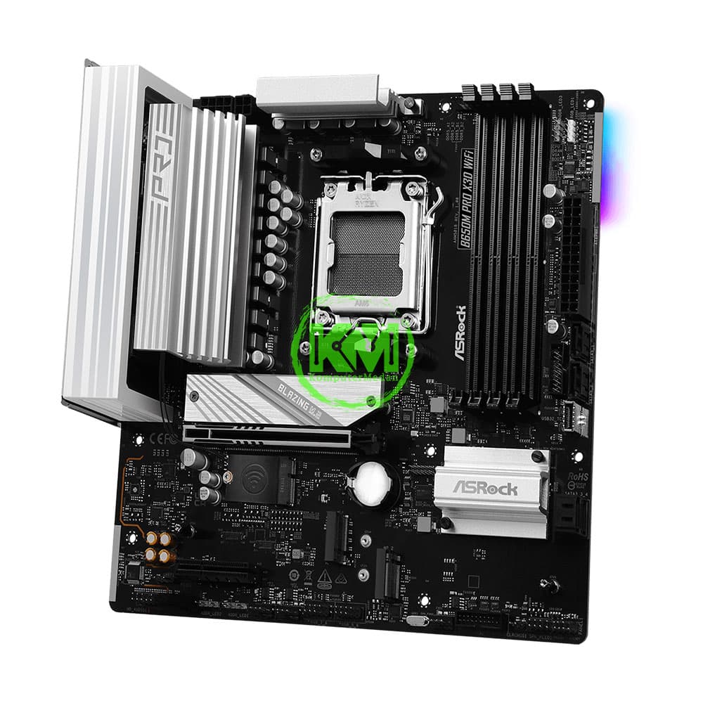 ASROCK B650M PRO X3D WIFI DDR5 (AMD) MOTHERBOARD - Image 4