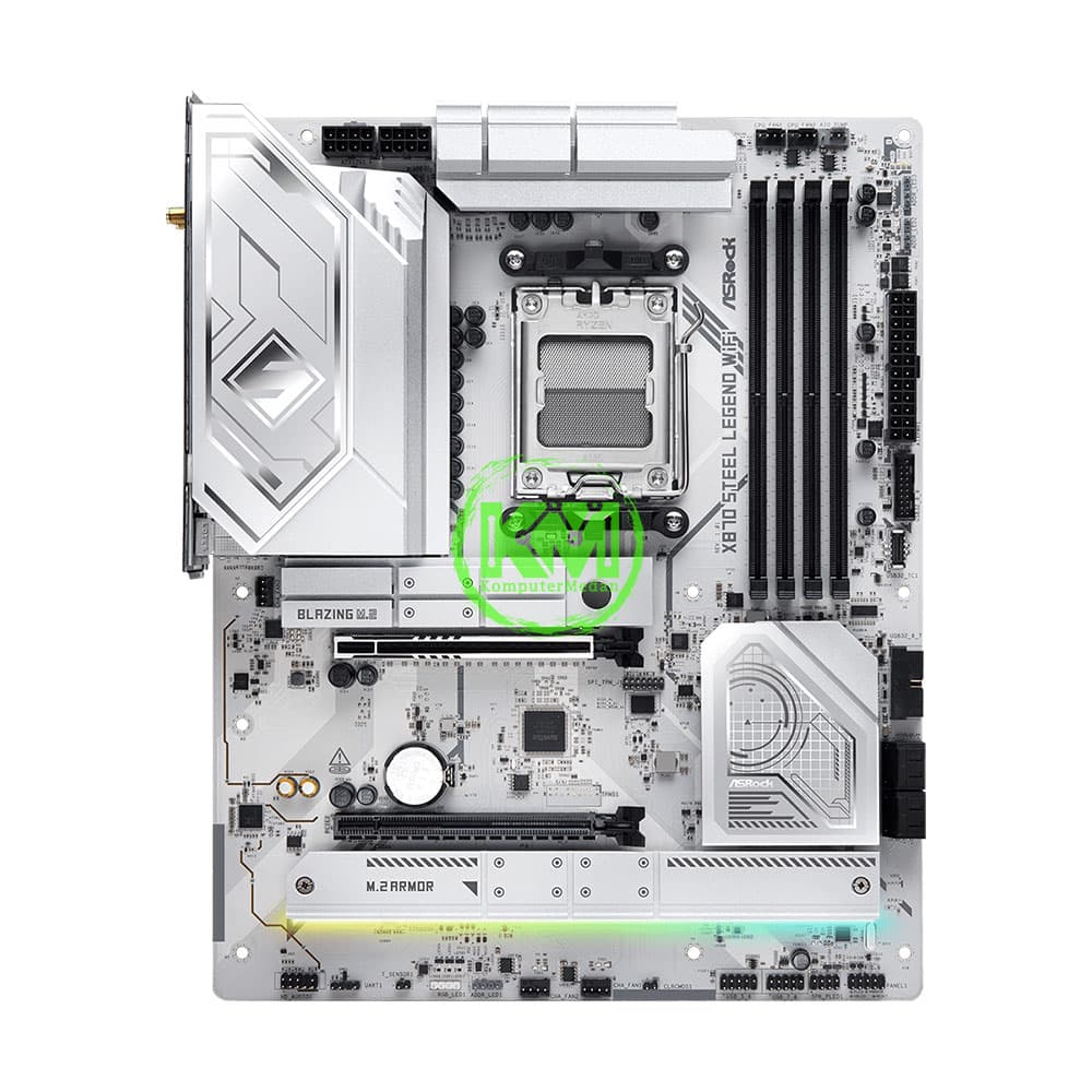 ASROCK X870 STEEL LEGEND WIFI (AMD) MOTHERBOARD - Image 2