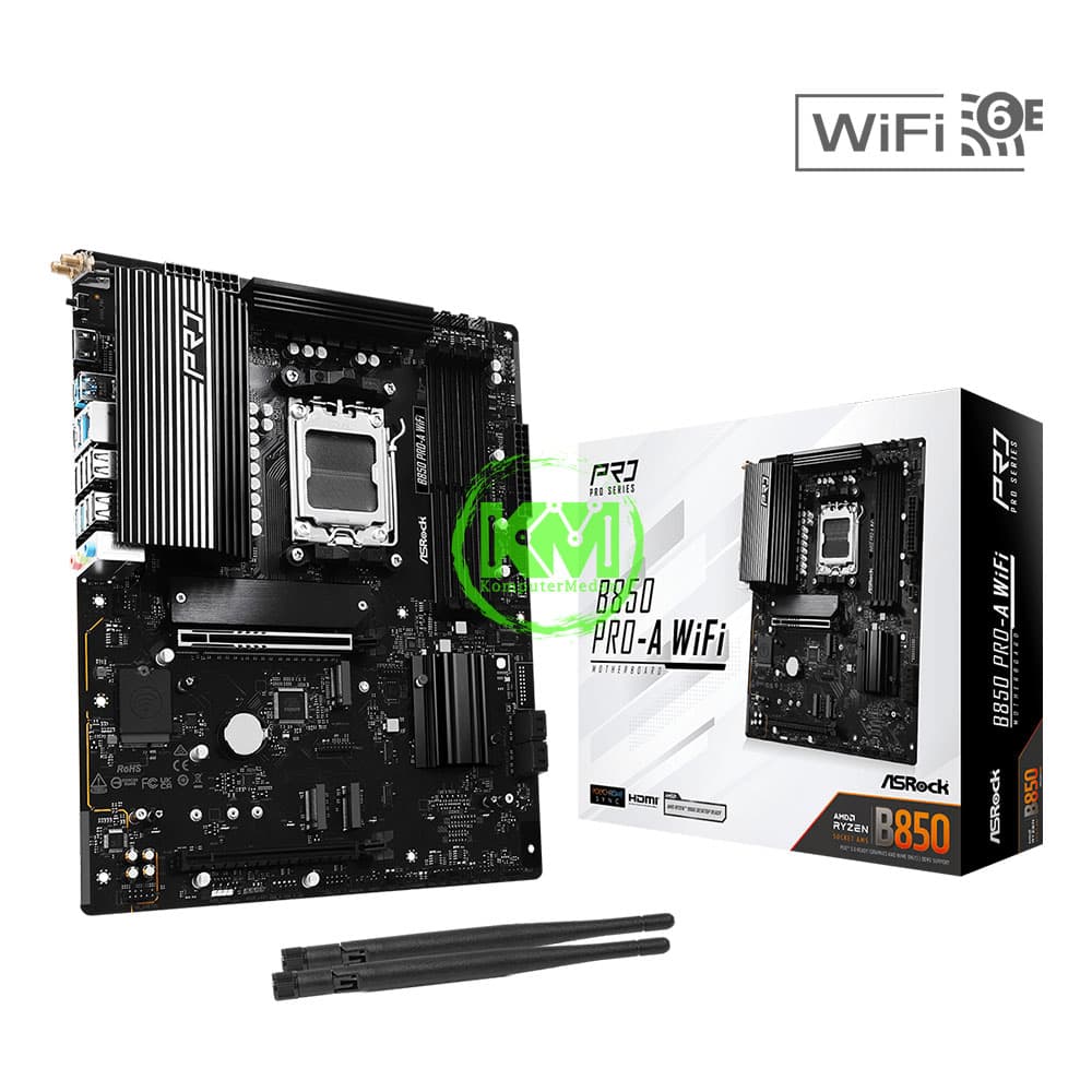 ASROCK B850 PRO-A WIFI DDR5 (AMD) MOTHERBOARD - Image 1