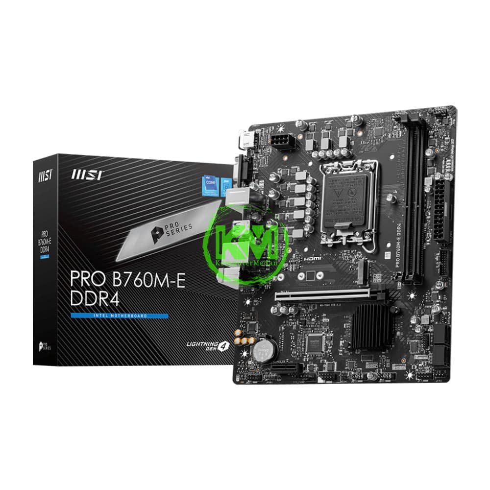 MSI PRO B760M-E DDR4 (INTEL) MOTHERBOARD