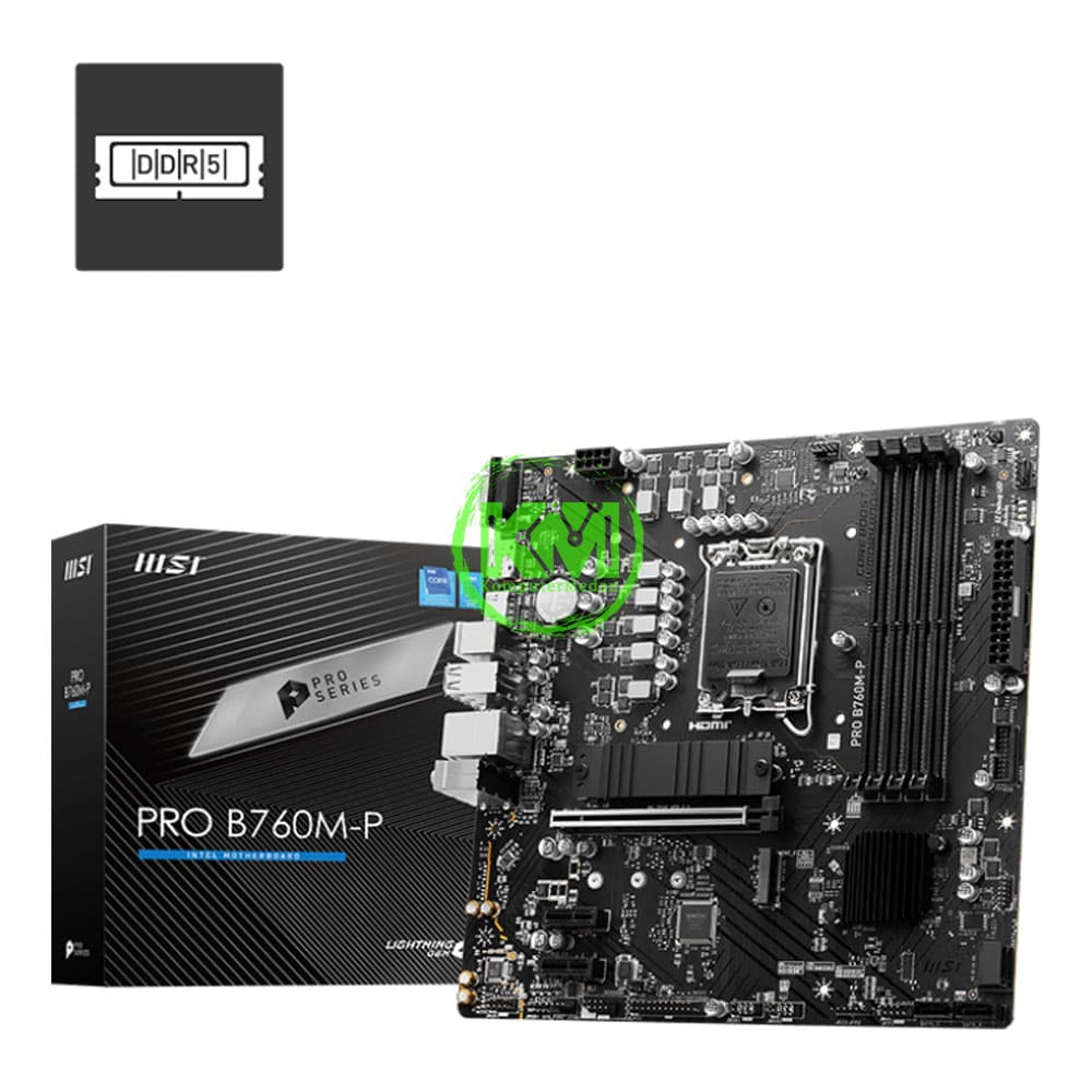 MSI PRO B760M-P DDR5 (INTEL) MOTHERBOARD - Image 1