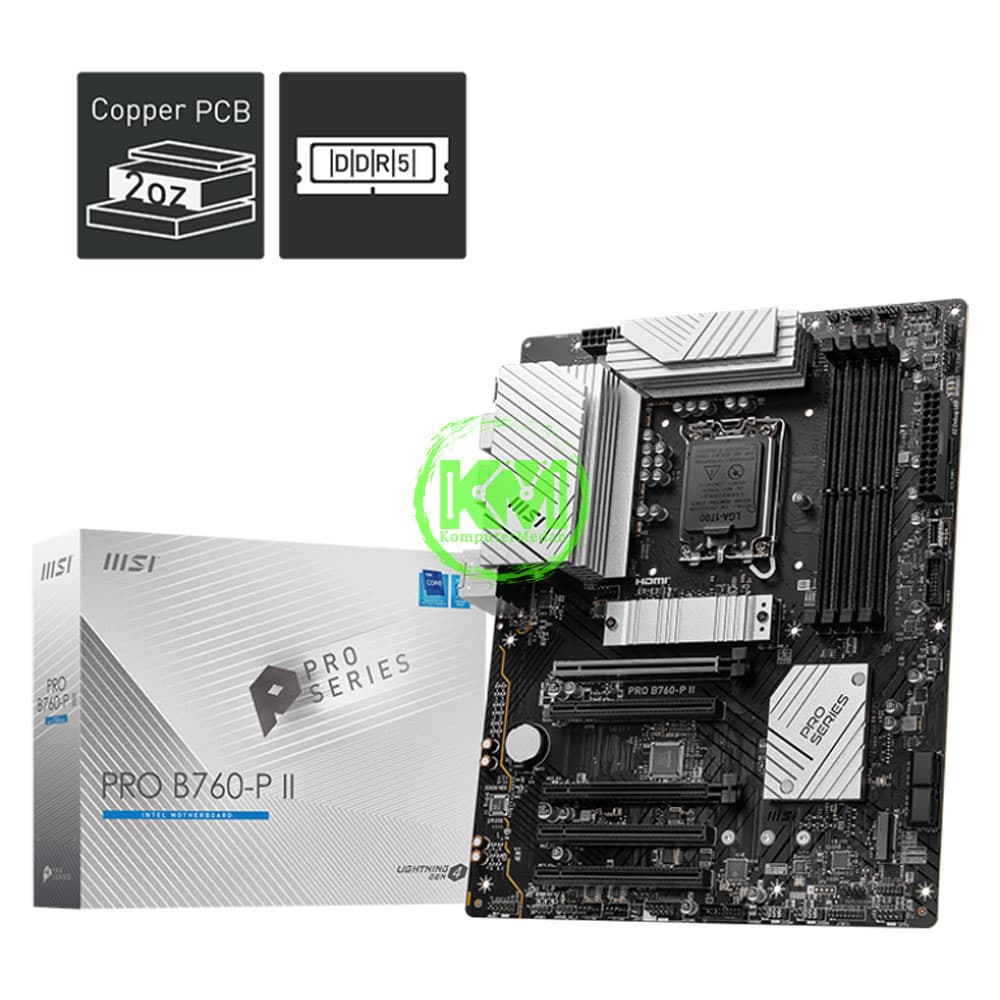 MSI PRO B760-P II (INTEL) MOTHERBOARD - Image 1