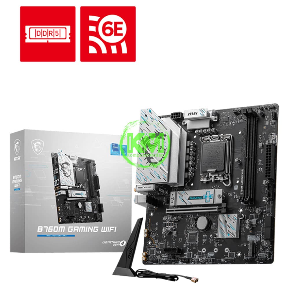 MSI B760M GAMING WIFI DDR5 (INTEL) MOTHERBOARD