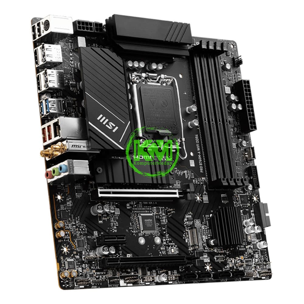 MSI PRO B760M-A WIFI DDR4 (INTEL) MOTHERBOARD - Image 4