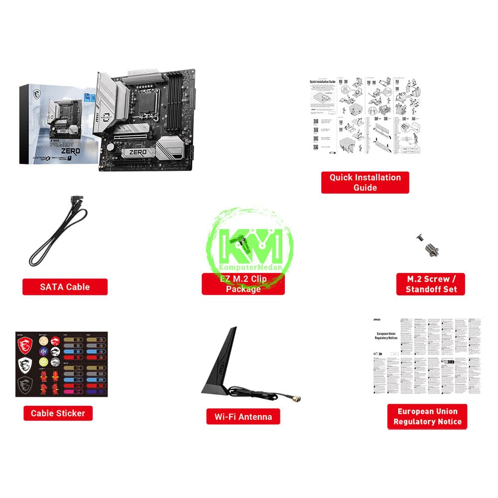 MSI B760M PROJECT ZERO (INTEL) MOTHERBOARD - Image 6