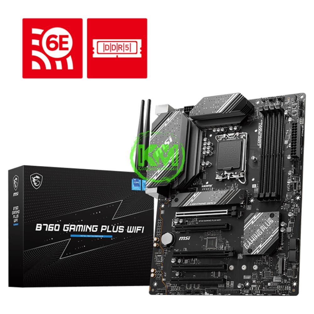 MSI B760 GAMING PLUS WIFI (INTEL) MOTHERBOARD - Image 1