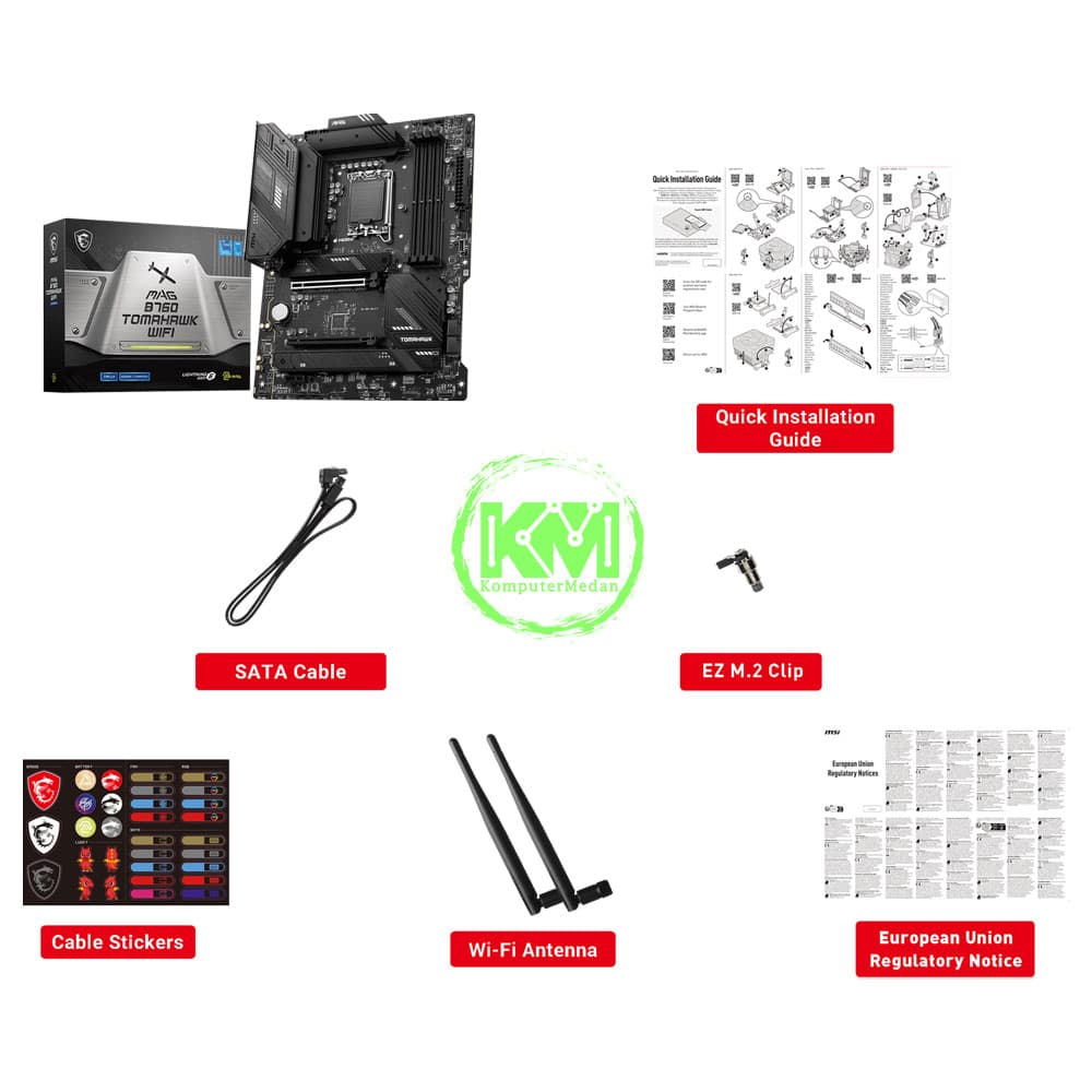 MSI MAG B760 TOMAHAWK WIFI DDR5 (INTEL) MOTHERBOARD - Image 6