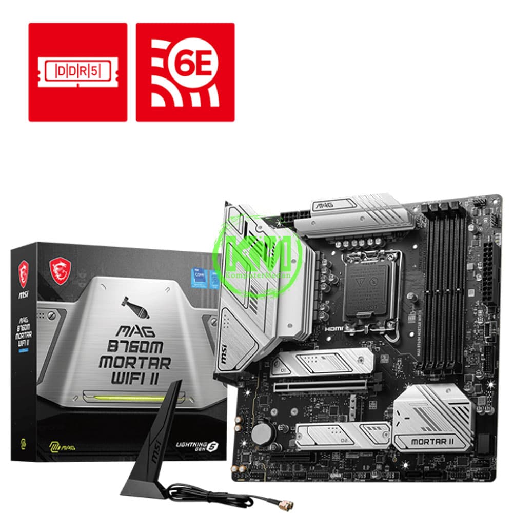 MSI MAG B760M MORTAR WIFI II (INTEL) MOTHERBOARD