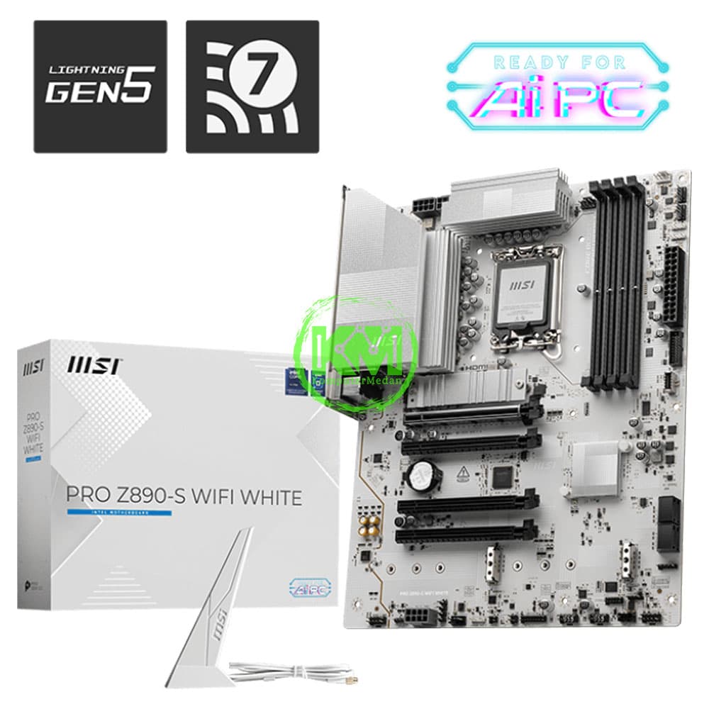 MSI PRO Z890-S WIFI WHITE (INTEL) MOTHERBOARD