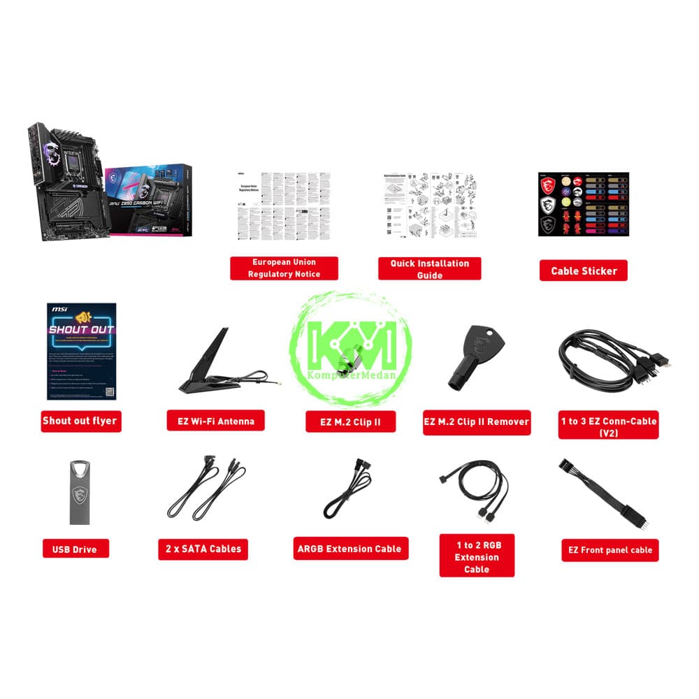 MSI MPG Z890 CARBON WIFI (INTEL) MOTHERBOARD - Image 6