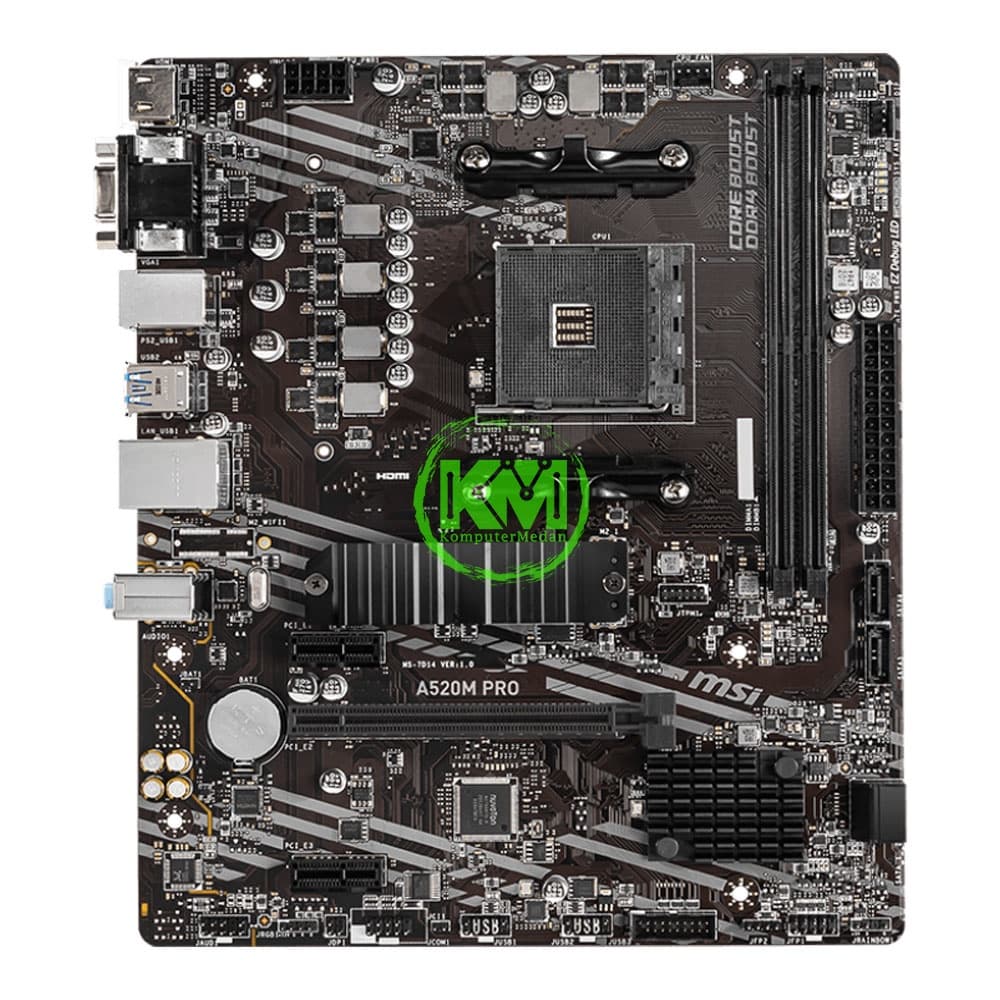 MSI A520M PRO (AMD) MOTHERBOARD - Image 2