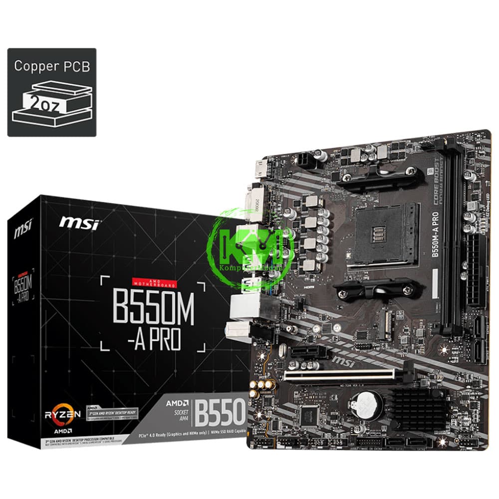 MSI B550M-A PRO (AMD) MOTHERBOARD - Image 1