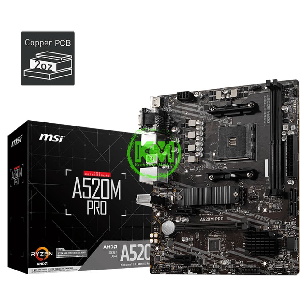 MSI A520M PRO (AMD) MOTHERBOARD