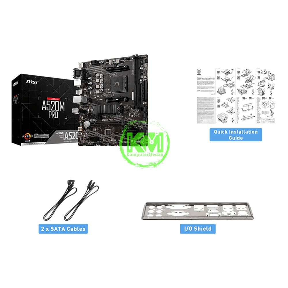 MSI A520M PRO (AMD) MOTHERBOARD - Image 6