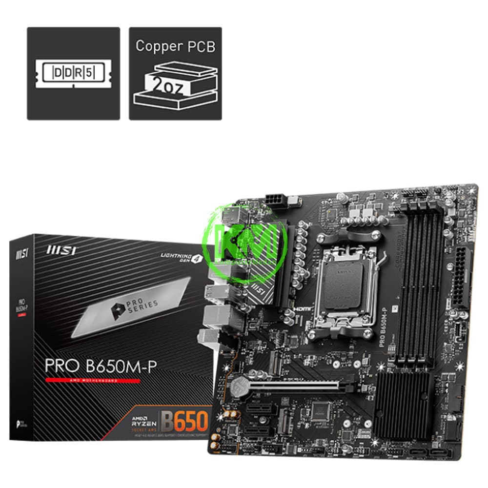 MSI PRO B650M-P (AMD) MOTHERBOARD - Image 1
