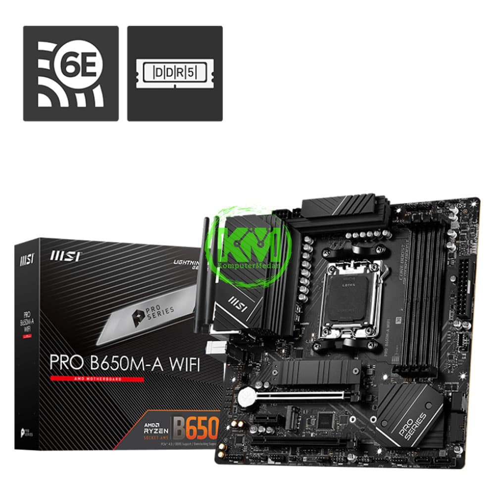 MSI PRO B650M-A WIFI (AMD) MOTHERBOARD
