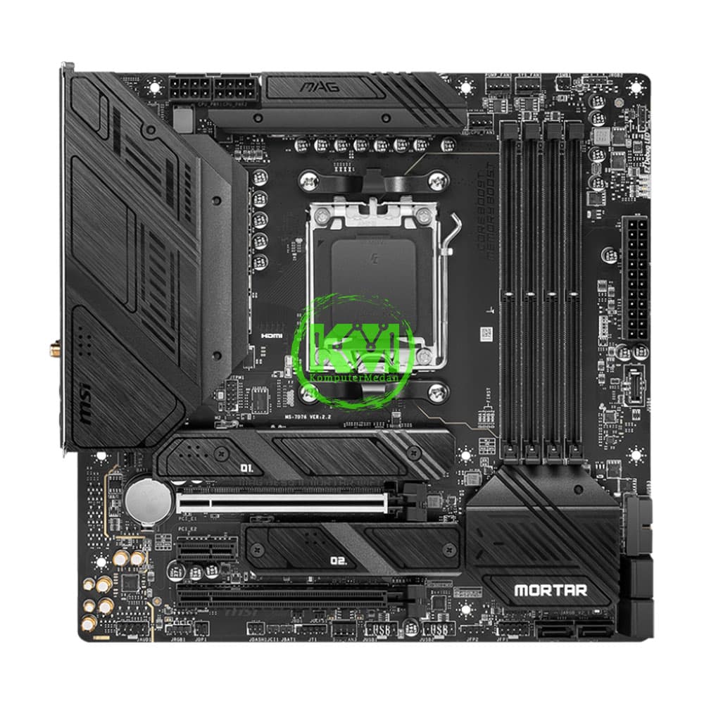 MSI MAG B650M MORTAR WIFI (AMD) MOTHERBOARD - Image 2