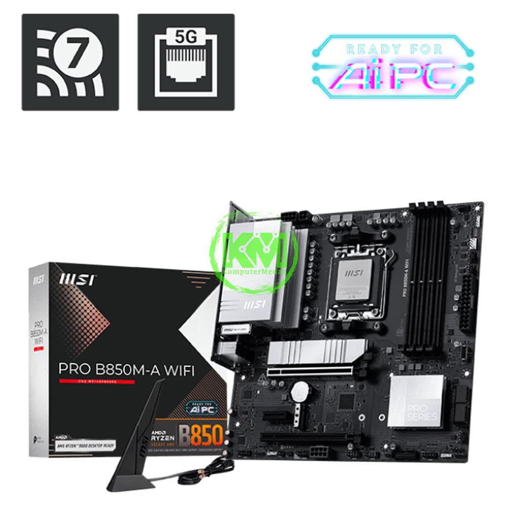 MSI PRO B850M-A WIFI (AMD) MOTHERBOARD