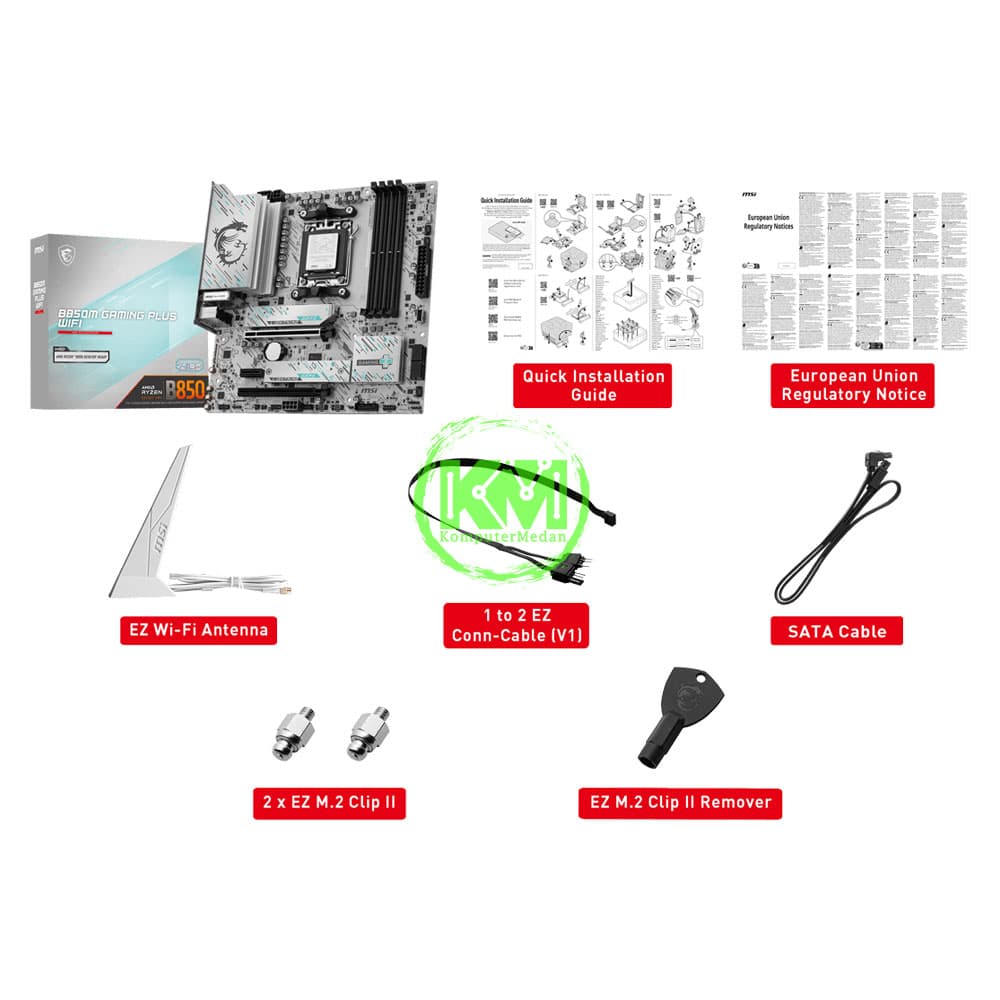 MSI B850M GAMING PLUS WIFI (AMD) MOTHERBOARD - Image 6
