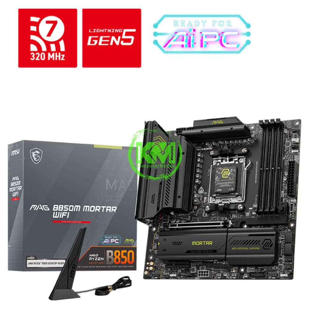 MSI MAG B850M MORTAR WIFI (AMD) MOTHERBOARD