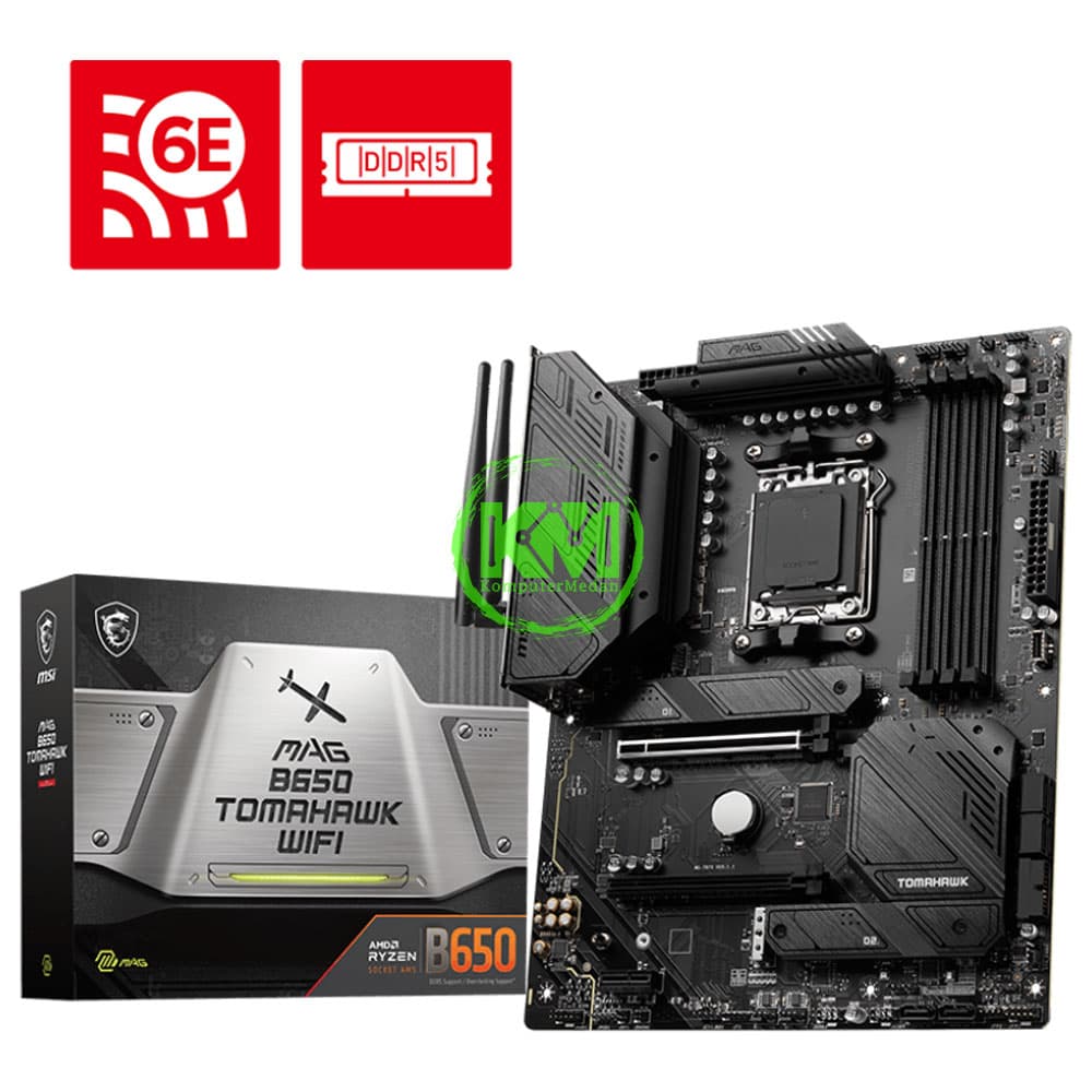 MSI MAG B650 TOMAHAWK WIFI (AMD) MOTHERBOARD - Image 1
