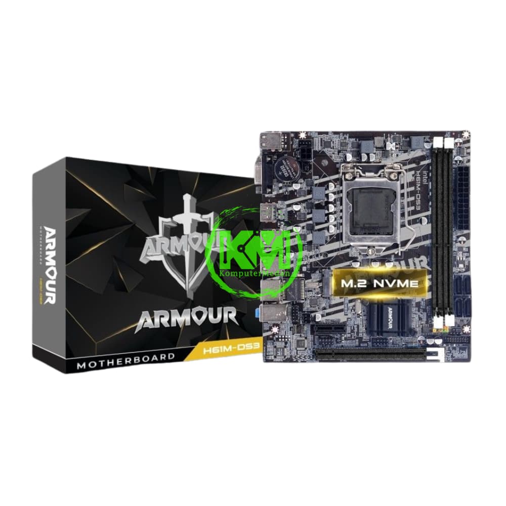 ARMOUR H61M-DS3 (INTEL) MOTHERBOARD - Image 1
