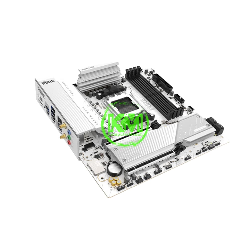 SAPPHIRE PURE B850M WIFI (WHITE) (AMD) MOTHERBOARD - Image 5
