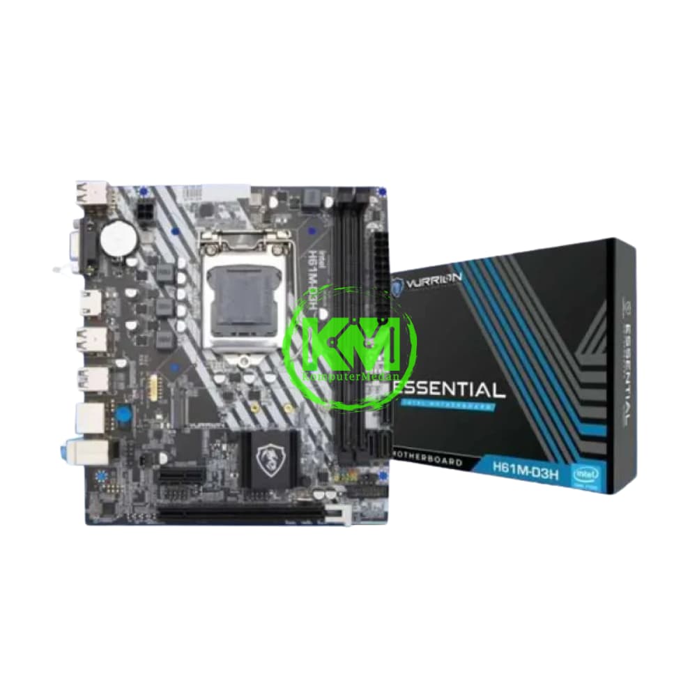 VURRION ESSENTIAL H61M-DH3 (INTEL) MOTHERBOARD - Image 1
