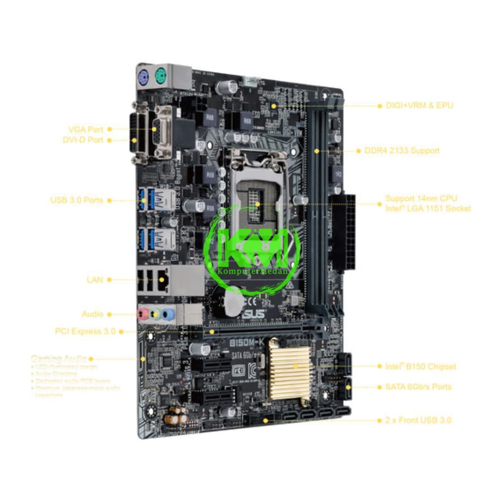ASUS B150M-K PI (INTEL) MOTHERBOARD - Image 3