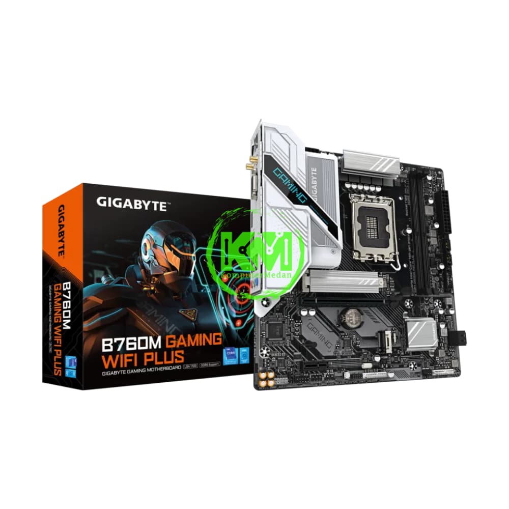 GIGABYTE B760M GAMING WIFI PLUS (DDR5) (INTEL) MOTHERBOARD - Image 1